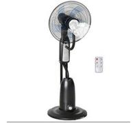 YeMaster Ventilateur de sol avec atomiseur d'eau de 2,8 L, ventilateur à 3 modes, angle d'inclinaison réglable Noir G