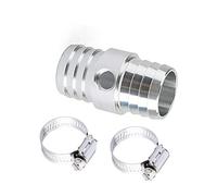 Yemtuls Raccord cannelé pour tuyau de radiateur à port latéral NPT de 3,8 cm à 3,8 cm pour installation du dispositif croisé à vapeur/liquide de refroidissement LS Swap