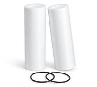 Yerozhui Lot de 2 Filtres de Rechange for Grünbeck FS, Filtre de Rechange pour Filtre à Eau FS 1, Cartouche 50 µm, Filtre Sédiments, PP, 19 cm, Compatible FS, FSV, FSD 1 et Boxer K/KD
