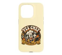 Yes Chef for Culinary Lover Kitchen Worker Humour Coque pour iPhone 15 Pro