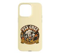 Yes Chef for Culinary Lover Kitchen Worker Humour Coque pour iPhone 15 Pro Max