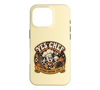 Yes Chef for Culinary Lover Kitchen Worker Humour Coque pour iPhone 16 Pro