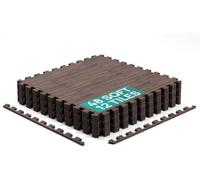 Yes4All Tapis Emboîtables en EVA, Dalles de Sol en Mousse, Revêtement de Sol en Mousse avec Bordure pour Meubles, Espace de Vie, Salon, Garage 4,46 m²