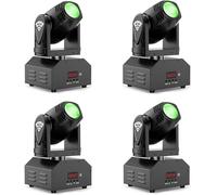 Yespick 60W Mini RGBW LED Beam tête mobile d-mx 11/13 CH Spot Lumière Disco Lumière Effets de Lumière Contrôlés par la Musique pour DJ Club Disco Party Bar Scène 4PCS