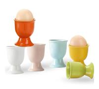 Yestree Coquetiers en Porcelaine Set de 6 Multicolores