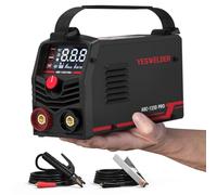 YESWELDER Mini Poste à Souder Inverter MMA 125A, Poste de Soudage à l'Arc Portable 230V avec Écran LED, Démarrage à Chaud, Arc Force, VRD