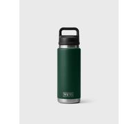 YETI Rambler Bottle Chug, Vacuum Insulated Stainless Steel Bottle with Chug Cap, Black Forest Green, 26 oz (760 ml)