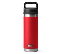 YETI Rambler Bottle Chug, Vacuum Insulated Stainless Steel Bottle with Chug Cap, Rescue Red, 18 oz (532 ml)
