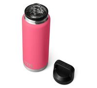 YETI Rambler Bottle Chug, Vacuum Insulated Stainless Steel Bottle with Chug Cap, Tropical Pink, 36 oz (1065 ml)