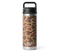 YETI Rambler Bottle Chug, Vacuum Insulated Stainless Steel Bottle with Chug Cap, Wetlands Camo, 18 oz (532 ml)