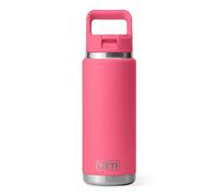 YETI Rambler C Straw Bottle, Stainless Steel Vacuum Insulated Bottle with Straw Cap, Tropical Pink, 26 oz (769 ml)