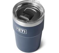 YETI Rambler Cup, Vacuum Insulated Stainless Steel Stackable Cup with Magslider Lid, Navy, 16 oz (475 ml)