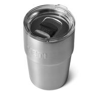 YETI Rambler Cup, Vacuum Insulated Stainless Steel Stackable Cup with Magslider Lid, Stainless Steel, 16 oz (475 ml)