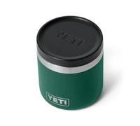 YETI Rambler Food Jar, Stainless Steel Double-wall Vacuum Insulated Container, Leakproof MagVent Lid, Durable & Dishwasher Safe Meal Jar for Travel or Office, Black Forest Green, 8 oz (237 ml)
