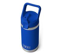 YETI Rambler Jr Bouteille d'eau pour enfant Bleu roi 12 oz / 355 ml | Bouteille d'eau en acier inoxydable pour enfants avec bouchon de paille 100 % étanche, isolé pour garder les boissons froides