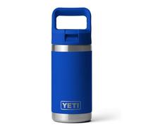 YETI Rambler Jr Kids Bouteille isotherme en acier inoxydable avec bouchon à paille, bleu roi, 355 ml
