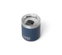 YETI Rambler Lowball de 295 ml avec doublure en céramique DuraSip - Gobelet Lowball empilable en acier inoxydable avec couvercle MagSlider, bleu marine