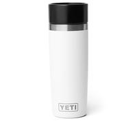 YETI Rambler Travel Bottle, Vacuum Insulated Stainless Steel Coffee Flask with Leakproof Hotshot Commuter Cap, White, 16 oz (473 ml)