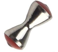Yeux réalistes pour attacher les mouches 4 mm rouge, jaune, vert | Forme d'haltère de 3,2 mm, aspect réaliste 3D, matériau plastique, couleurs rouge, jaune, vert, nymphe