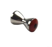 Yeux réalistes pour attacher les mouches 4 mm rouge, jaune, vert | Forme d'haltère de 3,2 mm, aspect réaliste 3D, matériau plastique, couleurs rouge, jaune, vert, nymphe