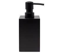 Yew Design Distributeur de Savon Noir Mat pour Salle de Bain, 450 ML, Pompe Carrée Antirouille pour Savon Liquide, Vaisselle ou Mains, pour Évier de Cuisine, Comptoir et Salle de Bain