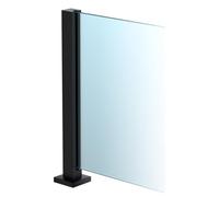 YFJBDKS Poteau de Garde-Corps en Verre Inox 304 Haute Résistance, Système de Balustrade Sans Perçage pour Terrasse Balcon Escalier & Piscine, Pince à Verre et Support de Panneau