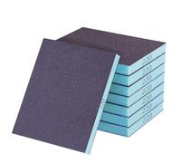 YFLeomry 8 Pièces Éponges à Poncer Grains 220, Papier Abrasif Sec et Humide Flexibles Eponge Abrasive, Lavables et Réutilisables, Eponge a Poncer Carrosserie, Bois, Métal, Placo, Plastique, Mur