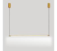 YFMYY Suspension linéaire LED Moderne, luminaire de décoration intérieure, Lampe Suspendue à Hauteur de Suspension réglable en Mode température 3 Couleurs pour îlot de Cuisine, Table à Manger