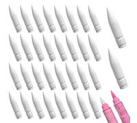 YFYWINSH 30 PCS Pointes de Rechange Souples pour Marqueurs Acryliques,compatible avec Guangna 8101 8102 8106 8201 en Nylon Largeur de Trait 1-4mm, Mines Souples et Résistantes pour Art et DIY