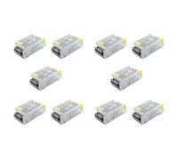 YGBWAOV 10X LED Transformateur Electronique Transfo 60W 5A 100-220V AC Vers 12V DC