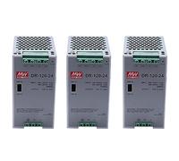 YGBWAOV 3X -120-24 120W Alimentation ÉLectrique de Rail de Qualité Industrielle 24V 5A Puissance de Commutation Sur Rail D'Alimentation Commutation Source de Courant