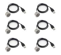 YGBWAOV 6X GM861 Interface USB 1D/2D Code à Barres QR Code Module de Scanner de Codes à Barres Filetage en Acier Inoxydable avec Lumière de Remplissage