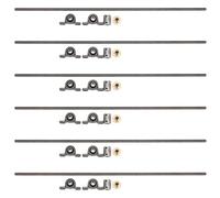 YGBWAOV 6X T8 8Mm 500Mm Tige de Vis sans Fin avec ÉCrou Oreiller Monté sur CNC Ensemble pour Imprimante 3D
