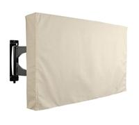 YGLEEULI Housse TV Pliable pour téléviseurs Couverture TV extérieure boîtier extérieur quatre saisons universelle housse de protection étanche couverture(Beige,60x65inchTV)