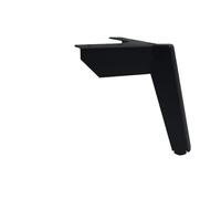 YGLEEULI Pieds de Meuble Lot de 4 Pieds canapé en métal Noir et doré for Meubles, Meuble TV, lit, Table Basse, Bureau, Tabouret, Chaise, matériel 8/10/12/15 cm(Black-12cm-4pcs)
