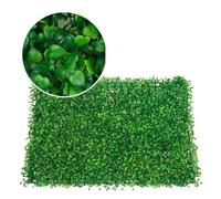YGLONG Gazon Synthetique Exterieur Tapis de Gazon Milan Artificiel 40x60cm, 1 pièce, décoration pelouse, Simulation Plantes en Plastique, Mur Fond Mariage, hôtel, Maison(Green3)