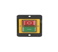YH02-A YH01-A 110V 220V interrupteur électromagnétique démarreur bouton poussoir grand panneau for équipement de Machine-outil étanche(4PIN Plug,110V)
