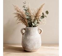YheenLf Vase pour Fleurs,Rustiques Vases avec 2 Anses,9×11.5×19.5 cm,Brun | Vase Ceramique,Moderne Minimaliste Poterie,Vases Terracotta Vintage,Centres de Table Décoration,Decoratif Pot pour Entrée