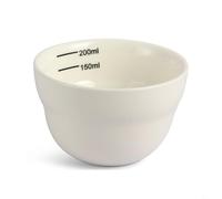 Yhenlovtt B Tasse à café avec dosage précis pour expresso et grain de porcelaine avec base antidérapante pour mesurer le poids du café à la maison (blanc)