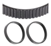 Yhenlovtt Lot de 2 entraînements en caoutchouc de 96 mm de large pour rabot à courroie de 238 mm 1900b Kp0800 N1923b - Courroie de rechange électrique compatible Makita Fp