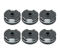 Yhenlovtt Lot de 6 bobines de fil pour débroussailleuse sans fil Parkside PRTA 20-Li A1, B2, C3 - Bobine de rechange à alimentation automatique, 1,6 mm, nylon copolymère résine synthétique
