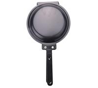Yheonver Poêle à frire antiadhésive double face pour le petit-déjeuner, cuisinière à gaz et induction universelle