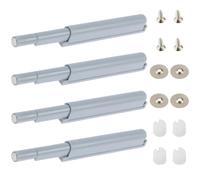 YHIJSR 4 Pièces Appuyez pour Ouvrir Magnétique Loquets Fermetures Magnétiques Push-Open Ouvre Push to Open Aimant Porte Placard Métal Loquet Magnetique Push Open Poussoir Placard Fermeture