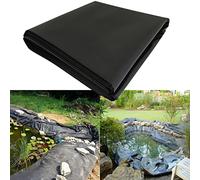 YHKJLYH Bassin Exterieur Liner Piscine bache Bassin Exterieur, Bâche de Bassin en Caoutchouc PEHD Haute résistance 4 m x 3 m, Durable, renforcée et Pliable, en Plastique Noir imperméable pour Bassin