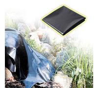 YHKJLYH Bassin Exterieur Liner Piscine bache Bassin Exterieur, Bâche de Bassin Noire Ultra-résistante 6 m x 16 m, en Film PEHD résistant aux UV et aux intempéries, idéale pour Les bassins à Poissons