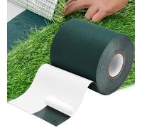 YHKJYH Bande de Jonction Gazon Synthétique Adhésif(Recto Simple, 10cmx5M) | Bande Jonction Gazon Synthétique pour le Jointage de La Fixation du Tapis de Pelouse Imperméable et Résistant aux Intempéries