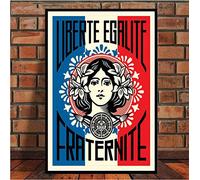 yhnjikl Make Art Not War Pop Bar Art Painting Retro Vintage Poster and Prints Wall Art Canvas Wall Pictures for Living Room Home Decor 40x60cm sans Cadre