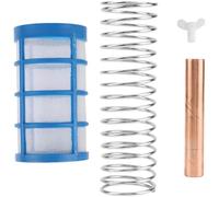 YHomU Kit de Remplacement en cuivre pour ioniseur de Piscine, Anode en cuivre et Panier grillagé, Ressort, vis Papillon, pièces de Rechange pour ioniseur Solaire, Aide à Garder l’Eau Claire