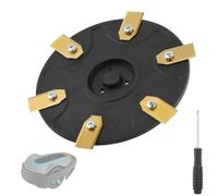 YHX-OU 6 Lames et disques de Coupe pour Gardena Sileno City 400/600 et McCulloch Rob S400/S500/S600/S800 tondeuses,Accessoires pour Gardena tondeuses Robots