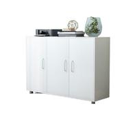 YHxFlux Armoire de Bureau 1.2m Classeur Armoire D'information De Rangement Courte Bureau Imprimante Petite Bibliothèque Rangement(Blanc)